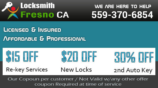 Locksmiths Fresno CA Coupon